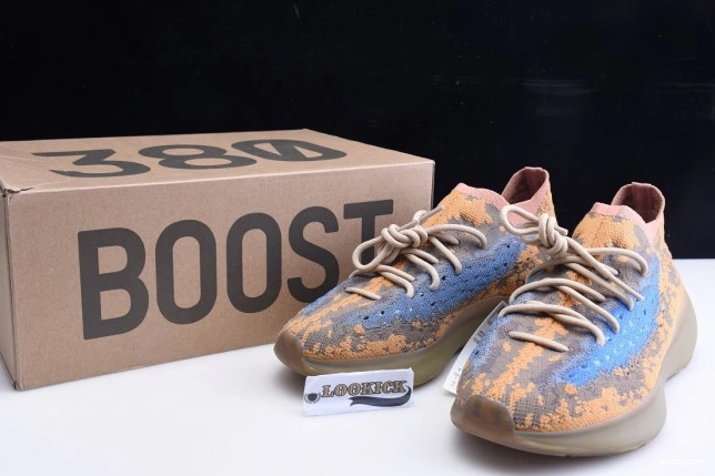 REFLECTIVE BOOST BLUE OAT YEEZY ADIDAS 380 FX9847 0718